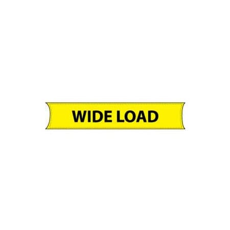 National Marker Co Banner, Wideload 8in x 18ft BT1****